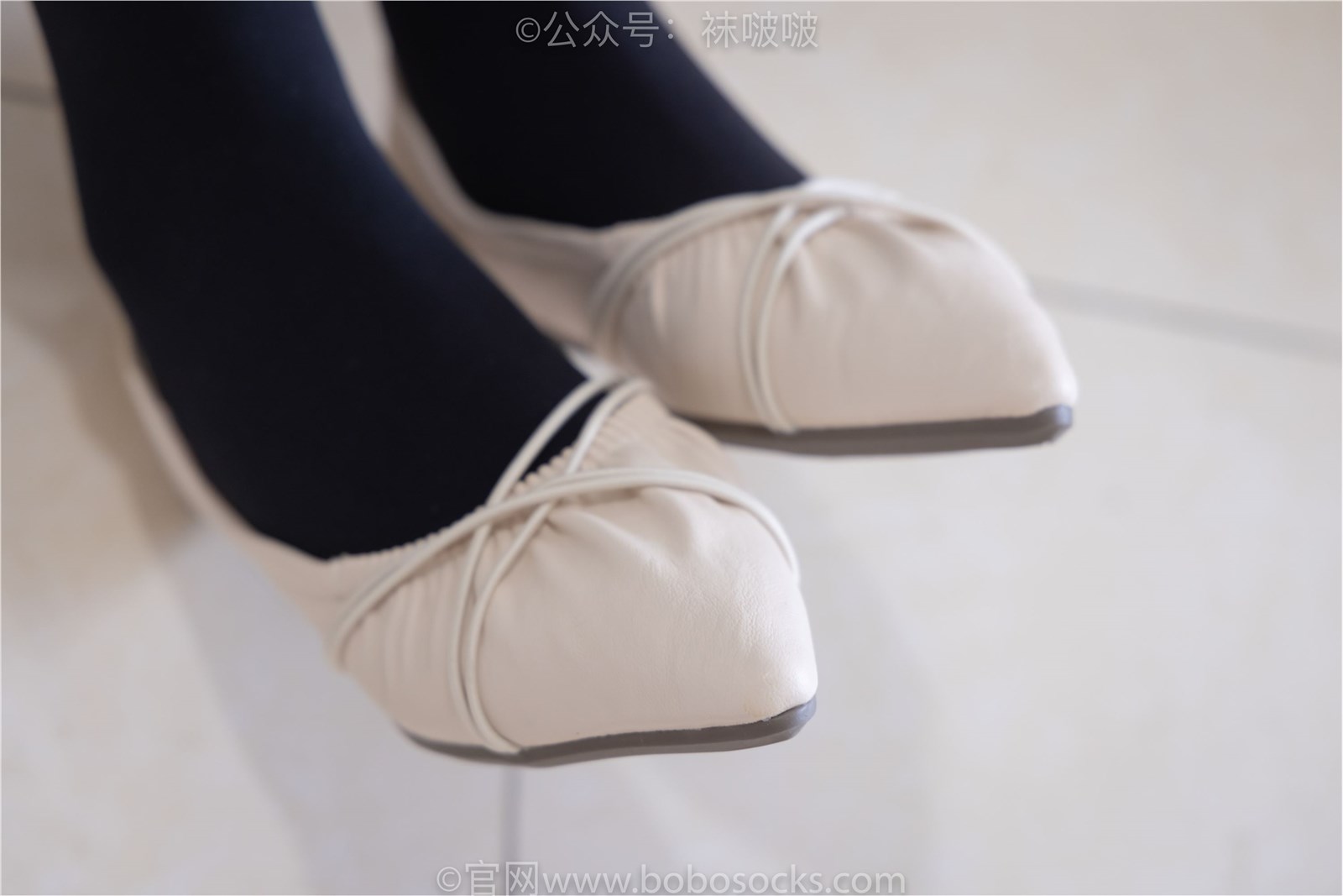 NO.029 Sweet Pea - Flat shoes, thick black silk, thick meat, stomp on cookies(15)